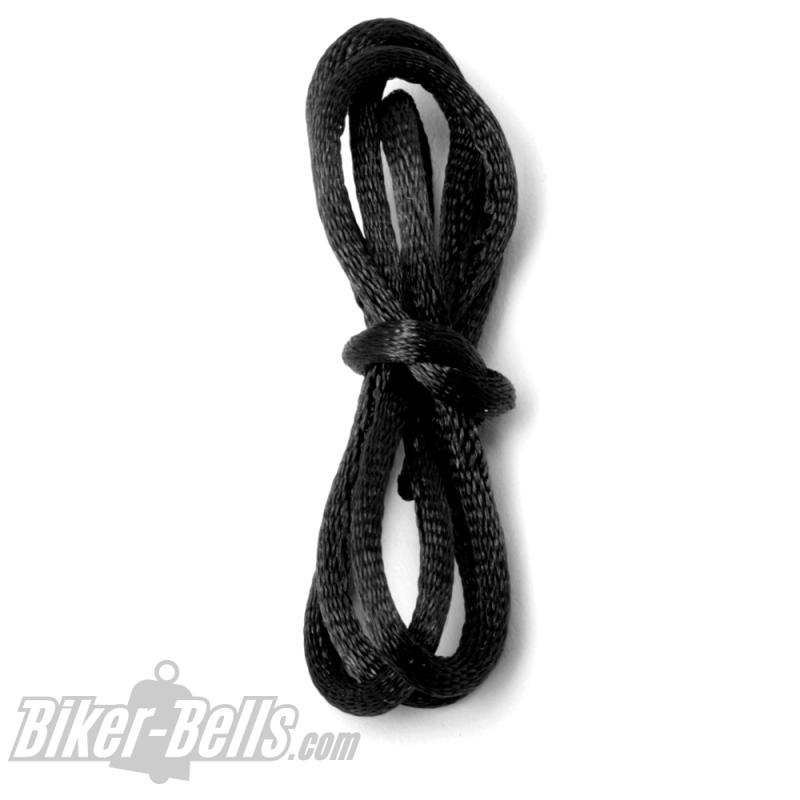 Tear-resistant 50cm cord in black to attach Tibet Bells and other biker bells